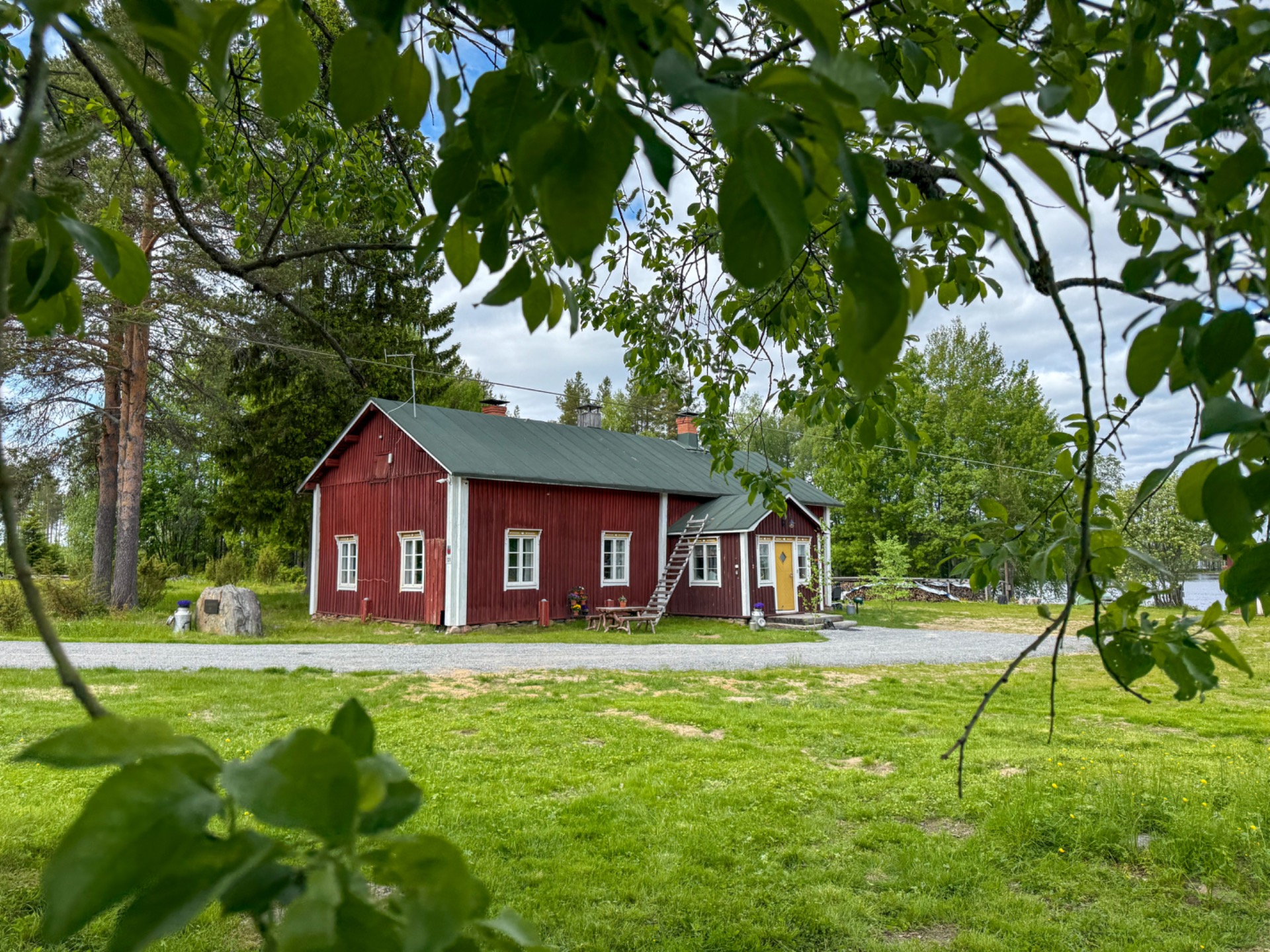 Private estate environment in Finnish Lapland across all seasons